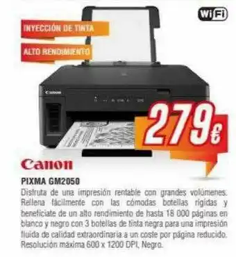 Zbitt Canon Pixma Gm2050 oferta