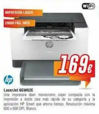 Zbitt Hp Laserjet 6gw62e oferta