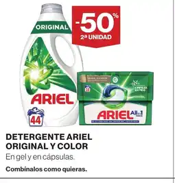 Supercor Detergente ariel original y color oferta