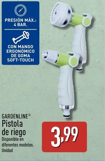ALDI GARDENLINE Pistola de riego oferta