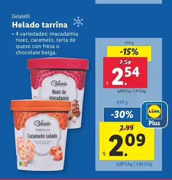 Lidl GELATIN Helado tarrina oferta