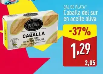 ALDI Sal de plata - caballa del sur en aceite oliva oferta