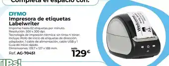 Staples Kalamazoo Dymo - impresora de etiquetas labelwriter oferta