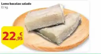 Alcampo Lomo bacalao salado oferta