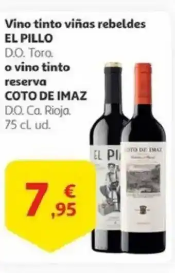 Alcampo EL PILLO Vino tinto viñas rebeldes oferta