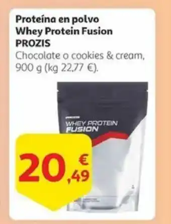 Alcampo PROZIS Proteína en polvo Whey Protein Fusion oferta