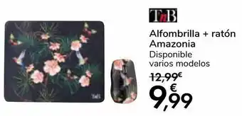 Carrefour Tnb alfombrilla + ratón amazonia oferta