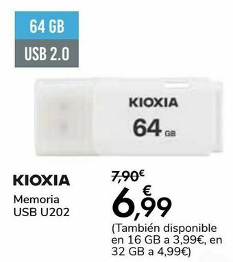 Carrefour Kioxia memoria usb u202 oferta