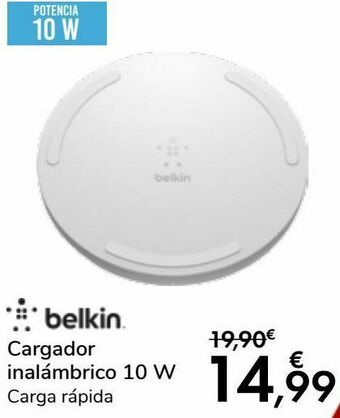 Carrefour Belkin cargador inalámbrico 10 w oferta