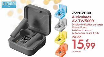 Carrefour Avenzo auriculares av-tw5009 oferta