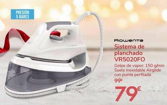 Carrefour Rowenta sistema de planchado vr5020fo oferta