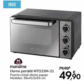 Carrefour Mandine horno portátil mto23m-21 oferta