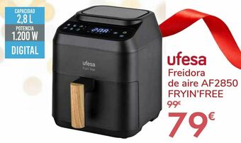Carrefour Ufesa freidora de aire af2850 fryin' free oferta