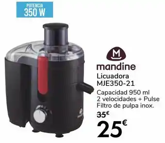Carrefour Mandine licuadora mje350-21 oferta