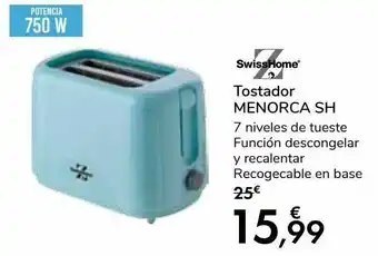 Carrefour Swisshome tostador menorca sh oferta