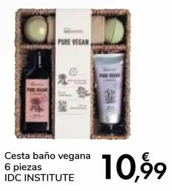 Carrefour Cesta baño vegana 6 piezas idc institute oferta