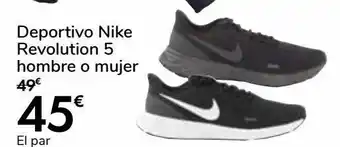 Carrefour Deportivo nike revolution 5 hombre o mujer oferta