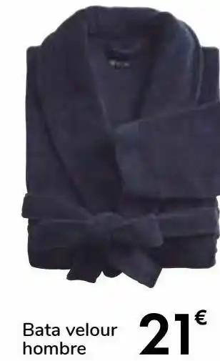 Carrefour Bata velour hombre oferta