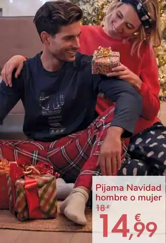 Carrefour Pijama navidad hombre o mujer oferta