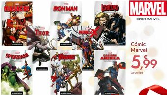 Carrefour Cómic marvel oferta