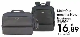 Carrefour Maletín mochila new business oferta