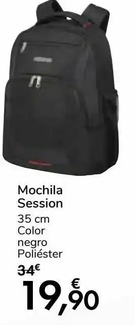 Carrefour Mochila session oferta