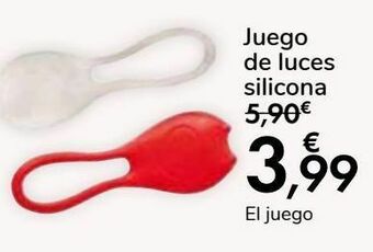 Carrefour Juego de luces silicona oferta