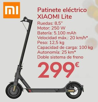 Carrefour Patinete eléctrico xiaomi lite oferta