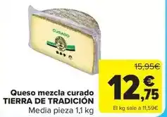 Carrefour Market Queso mezcla curado oferta