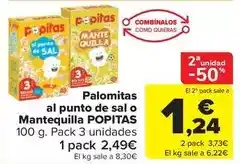Carrefour Market Popitas - palomitas al punto de sal o mantequilla oferta