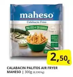Supermercados MAS Maheso - calabacin palitos air fryer oferta