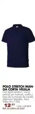 Coferdroza Stretch - polo stretch man-ga corta oferta