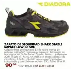 Coferdroza Diadora - zapato de seguridad shark stable impact low s3 src oferta