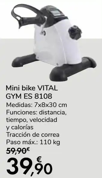 Carrefour Mini bike vital gym es 8108 oferta
