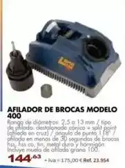 Coferdroza Afilador de brocas modelo 400 oferta