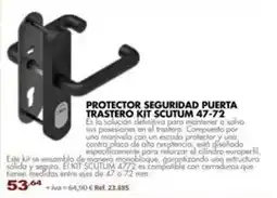 Coferdroza Protector seguridad puerta trastero kit scutum 47-72 oferta