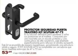 Coferdroza Protector seguridad puerta trastero kit scutum 47-72 oferta