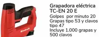 Carrefour Grapadora eléctrica tc-en 20 e oferta