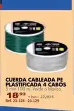 Coferdroza Cuerda cableada pe plastificada 4 cabos oferta