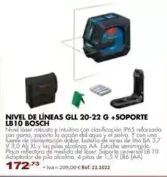 Coferdroza Bosch - nivel de líneas 20-22 g + soporte lb10 oferta