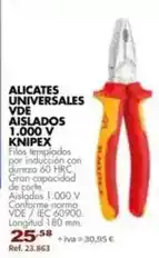 Coferdroza Knipex - alicates universales vde aislados 1.000 v knipex oferta