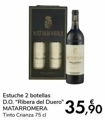Carrefour Estuche 2 botellas d.o. ''ribera del duero'' matarromera oferta