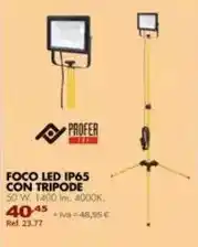 Coferdroza Foco led ip65 con tripode oferta