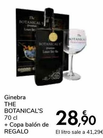 Carrefour Ginebra the botanical's + copa balón de regalo oferta