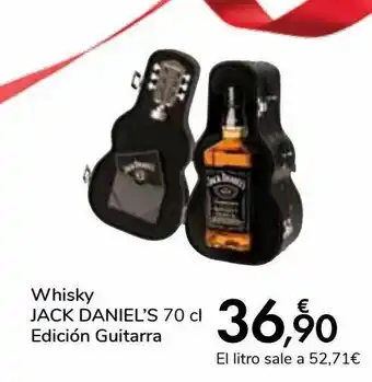 Whisky jack daniel's edición guitarra