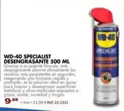 Coferdroza Wd 40 - specialist desengrasante 500 ml oferta