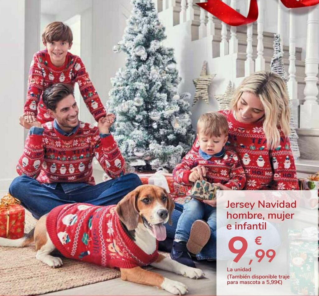 Carrefour Jersey navidad hombre, mujer e infantil oferta