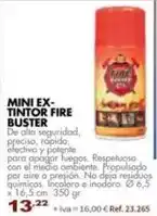 Coferdroza Mini ex- tintor fire buster oferta