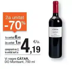BonpreuEsclat Catar - vi negre do montsant oferta