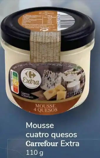 Carrefour Mousse cuatro quesos carrefour extra oferta